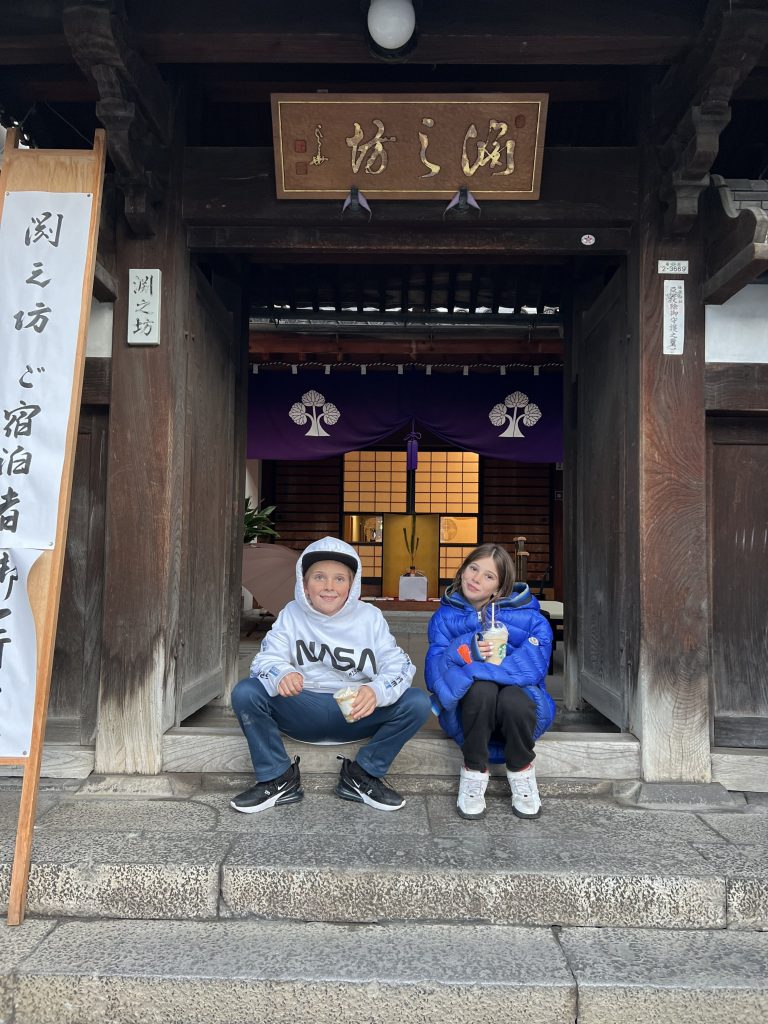 Noah and Evie Zenkoji Temple Japan
