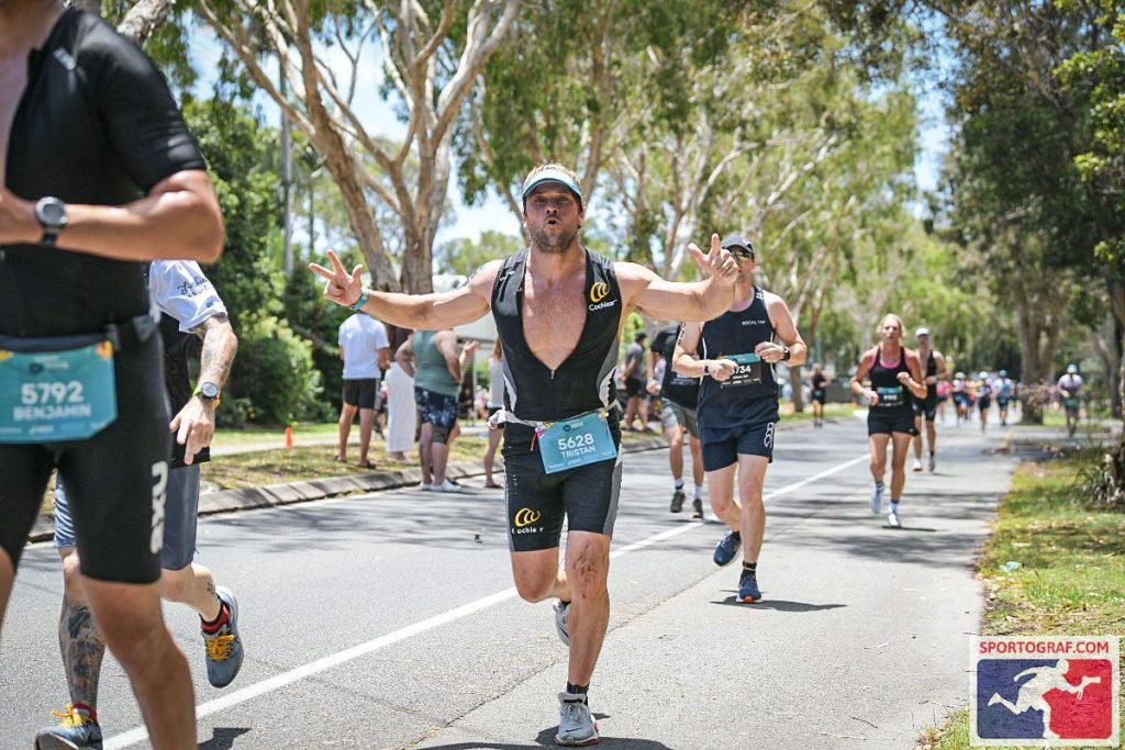 Tristan Byrne Noosa Tri Running leg